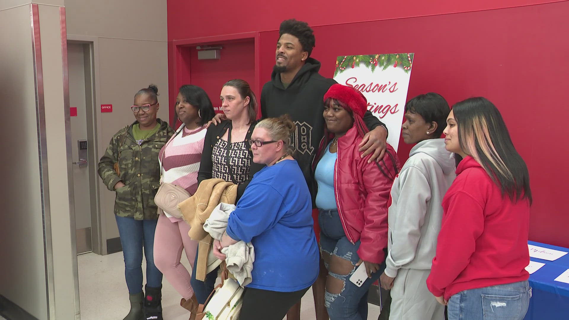 EACH MOM RECEIVED A 600-DOLLAR GIFT CARD TO TARGET TO HELP THEM BUY HOLIDAY PRESENTS FOR THEIR FAMILIES