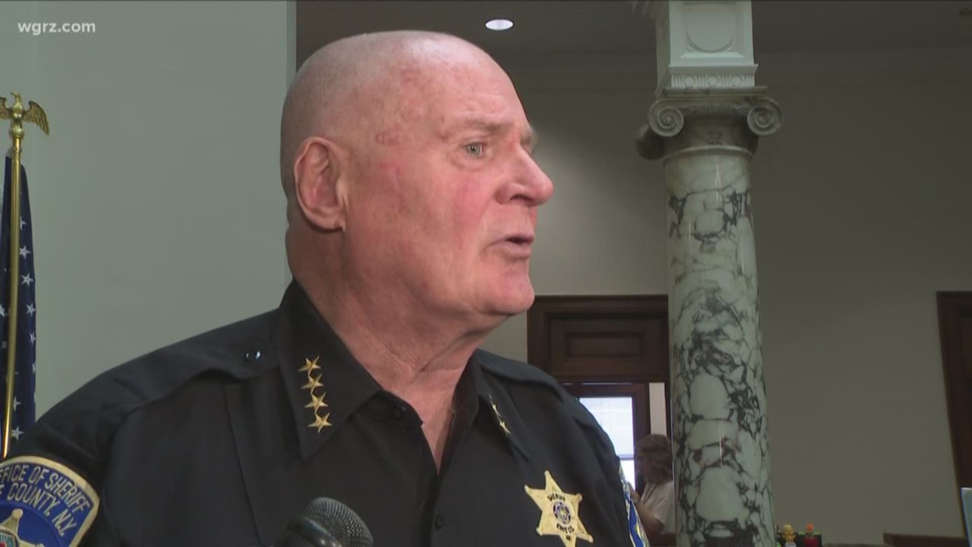 sheriff says he's not opposed to body cameras.. but rather see the money spent on something like a new helicopter ..or full-time swat team.