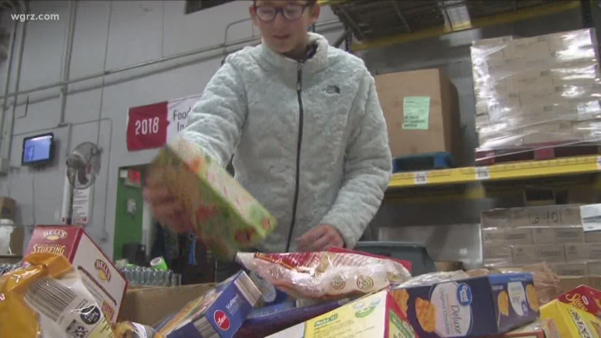 Samantha Sulkowski, 13 of Orchard Park, volunteers to fill the bellies and fill the souls of needy WNYers through FeedMore WNY.