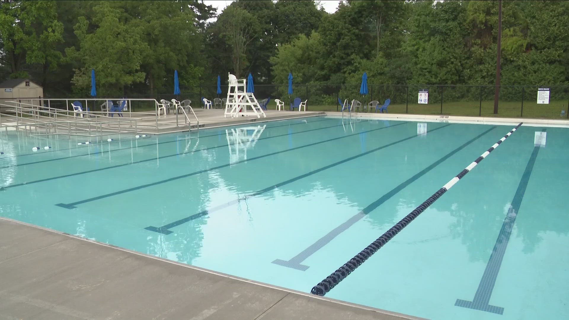 A special event was held to mark the completion of the Hamburg Swim Center