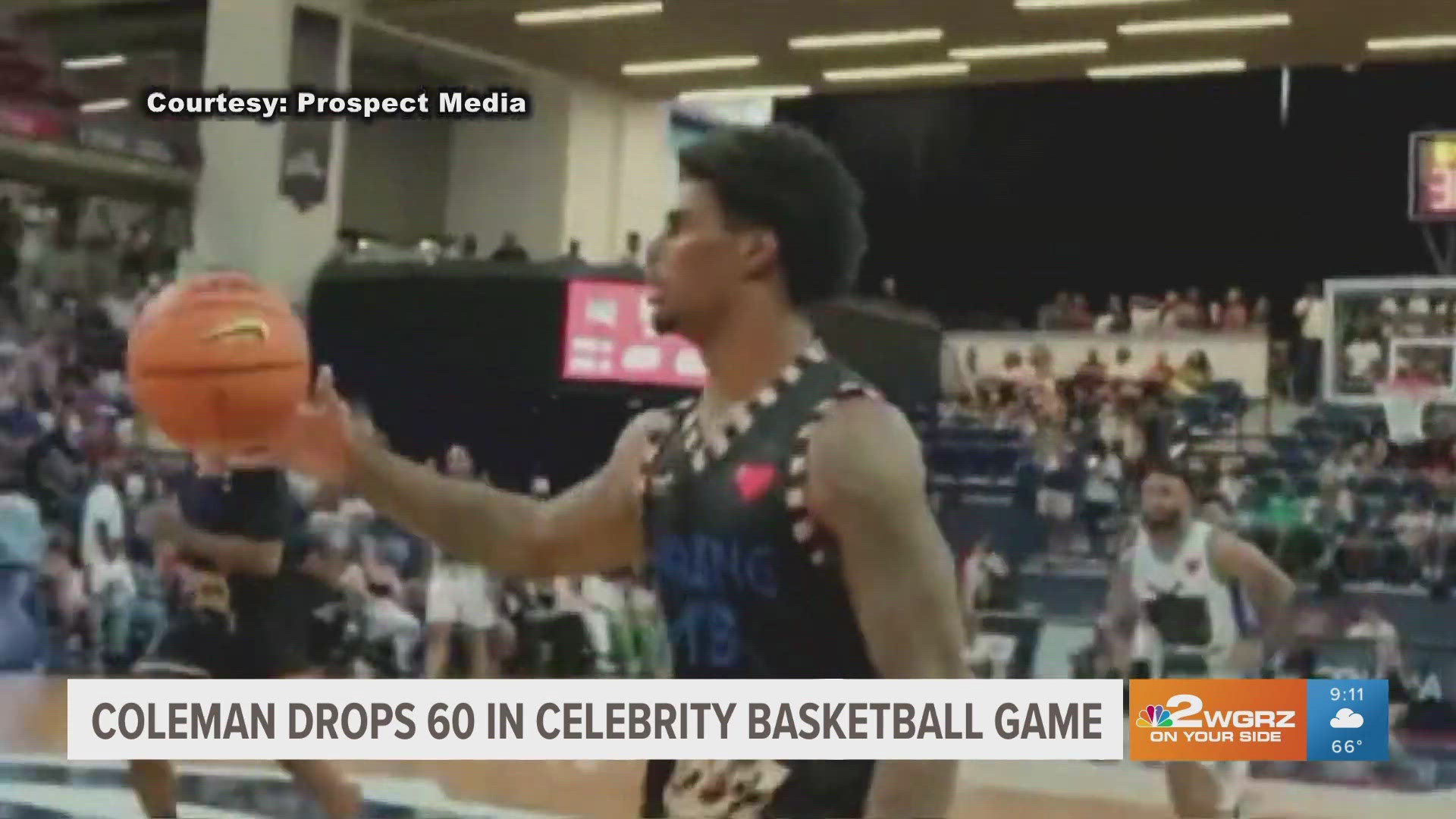 Keon Coleman dominates on the basketball court 6/16/25
