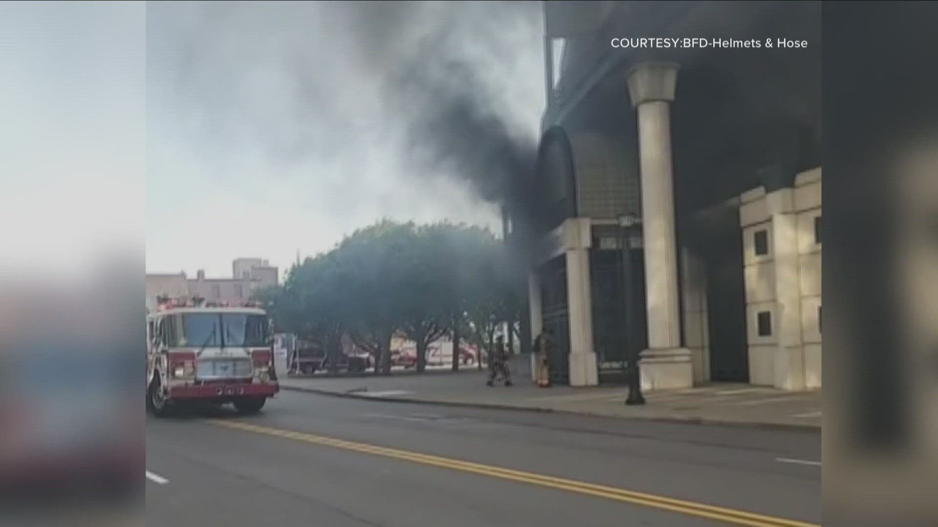 Fans with tickets for the Bisons game Friday night will still be able to attend after a fire that happened earlier in the day.