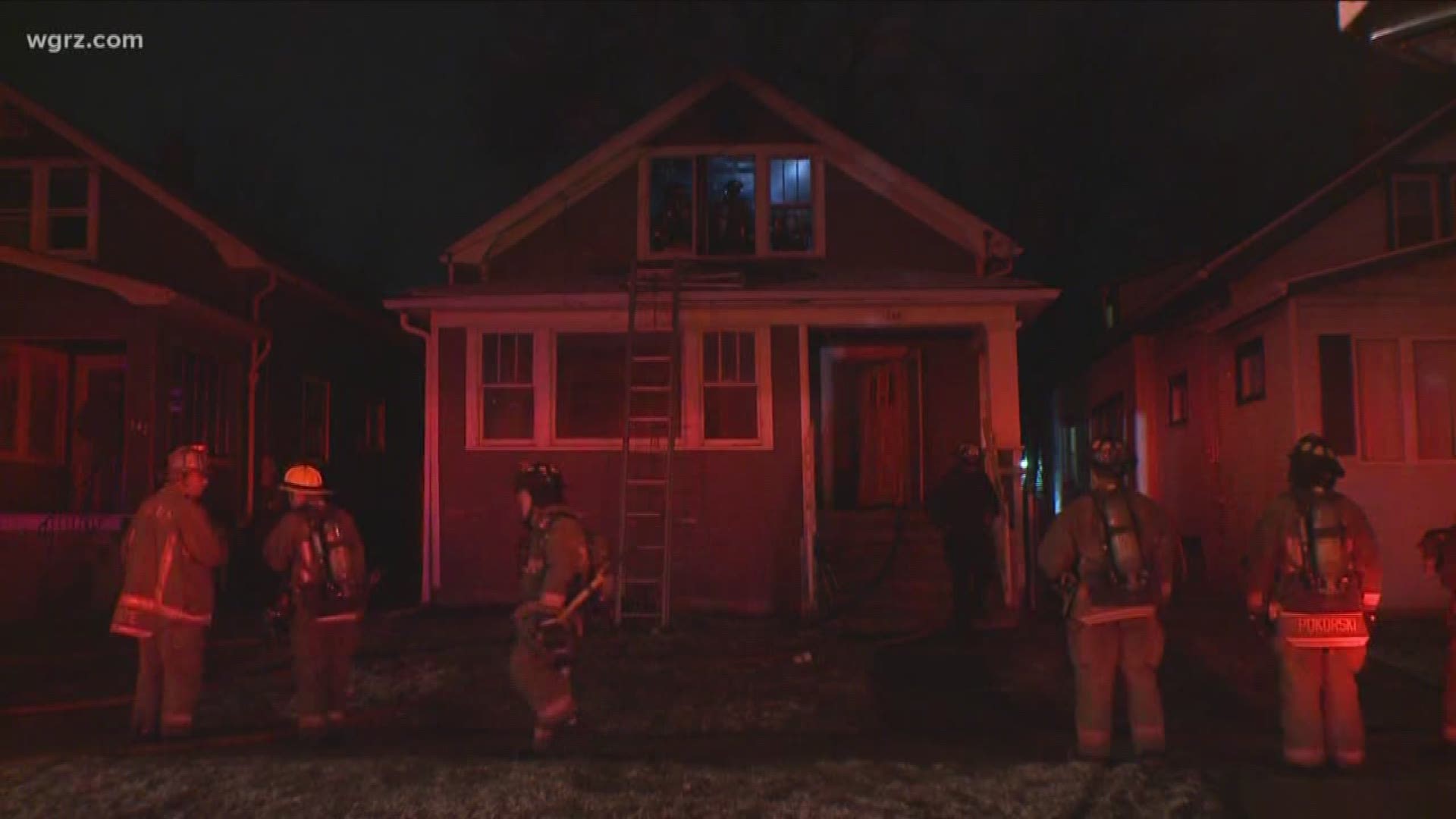 Fire investigators are looking into what started a fire at a vacant home on Olympic Avenue.