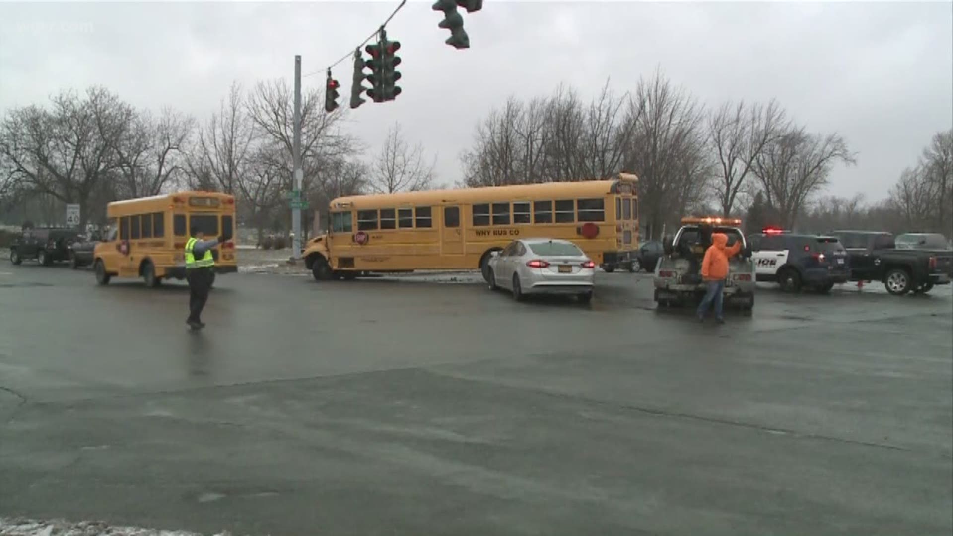 School bus involved accident in Cheektowaga | wgrz.com