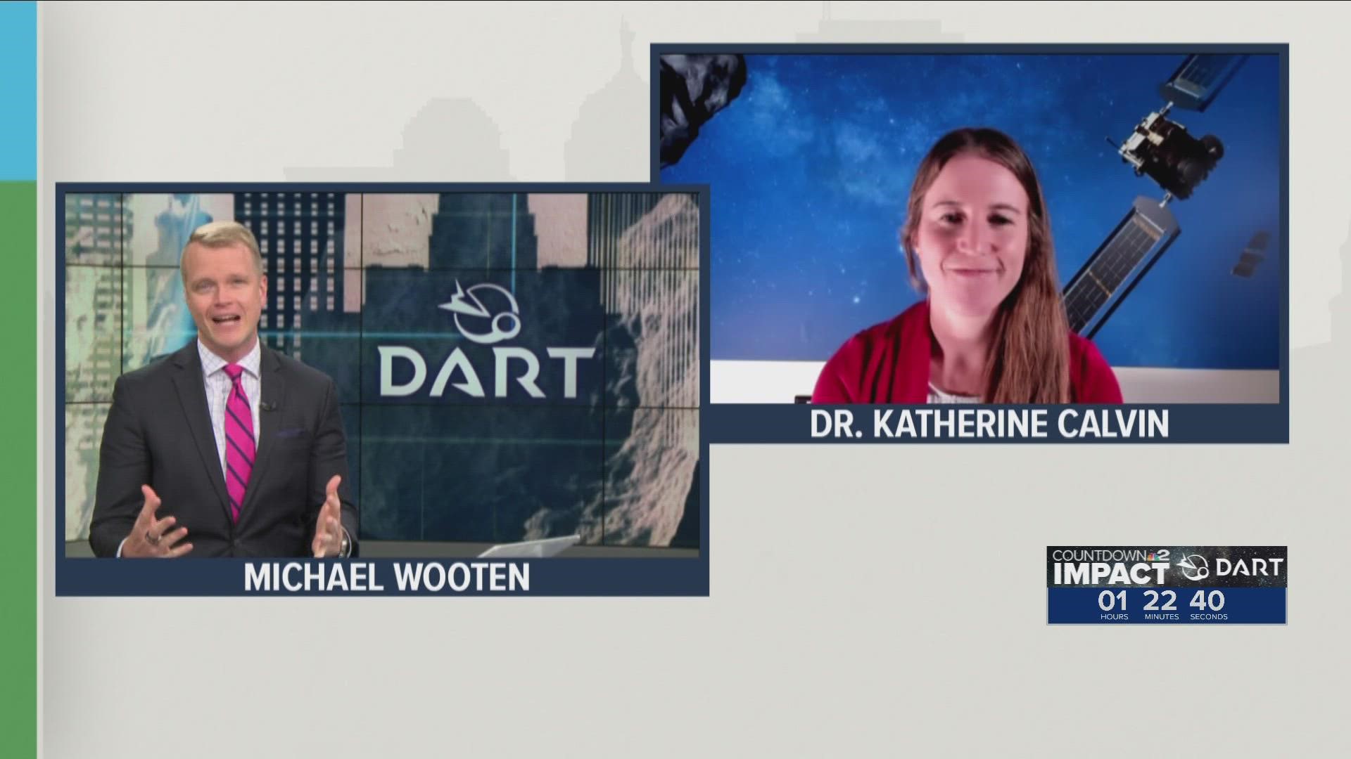 NASA chief scientist Kate Calvin joins our town hall to discuss  the DART program.