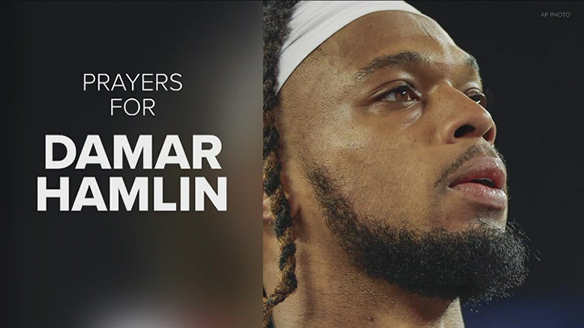 Faithful pour out prayers for Damar Hamlin