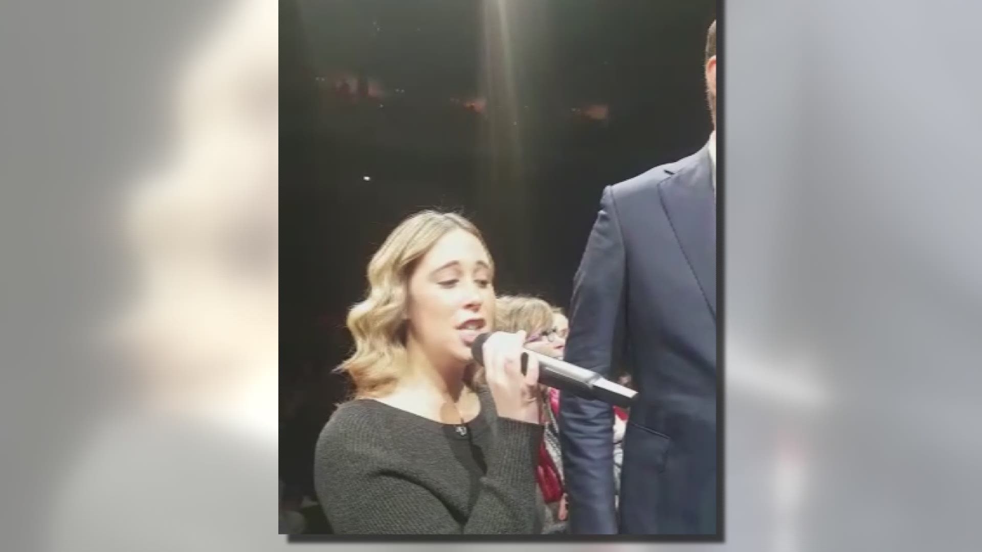 Local girl surprise sings with Michael Buble during concert in Buffalo