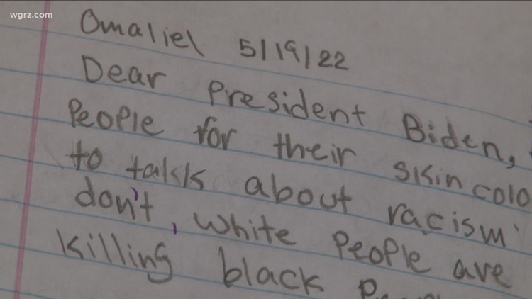 Buffalo 5th graders write to President Biden
