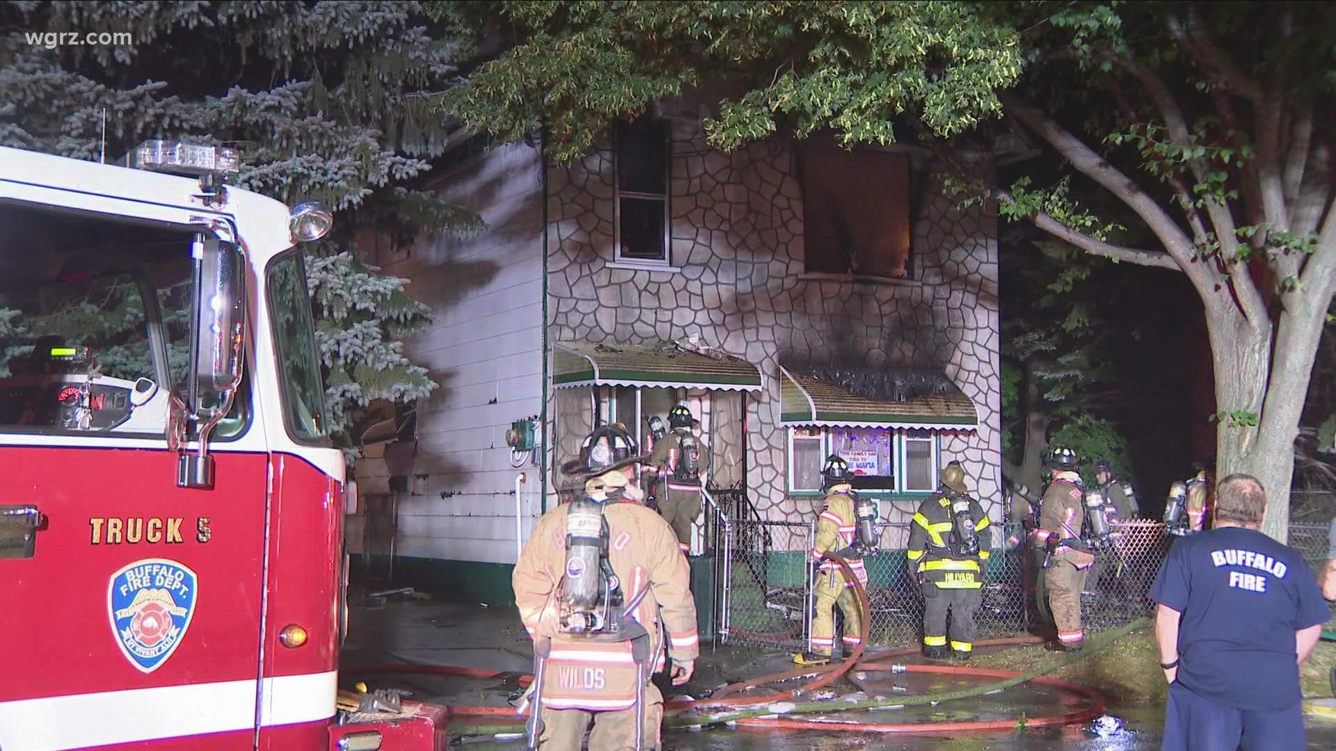 Two people are now being helped by the Red Cross after a fire in their home over night. Fire investigators say the fire started on the second floor.