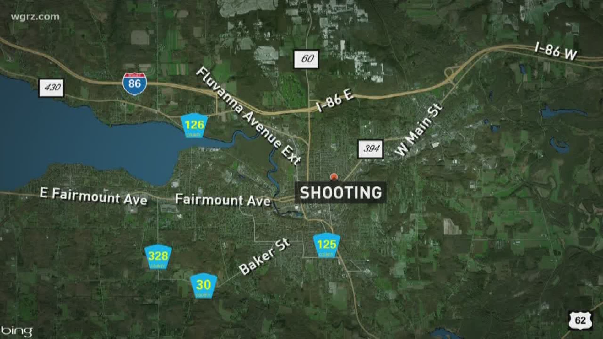 Jamestown Police are looking for person who shot someone on Falconer Street, early Sunday morning.