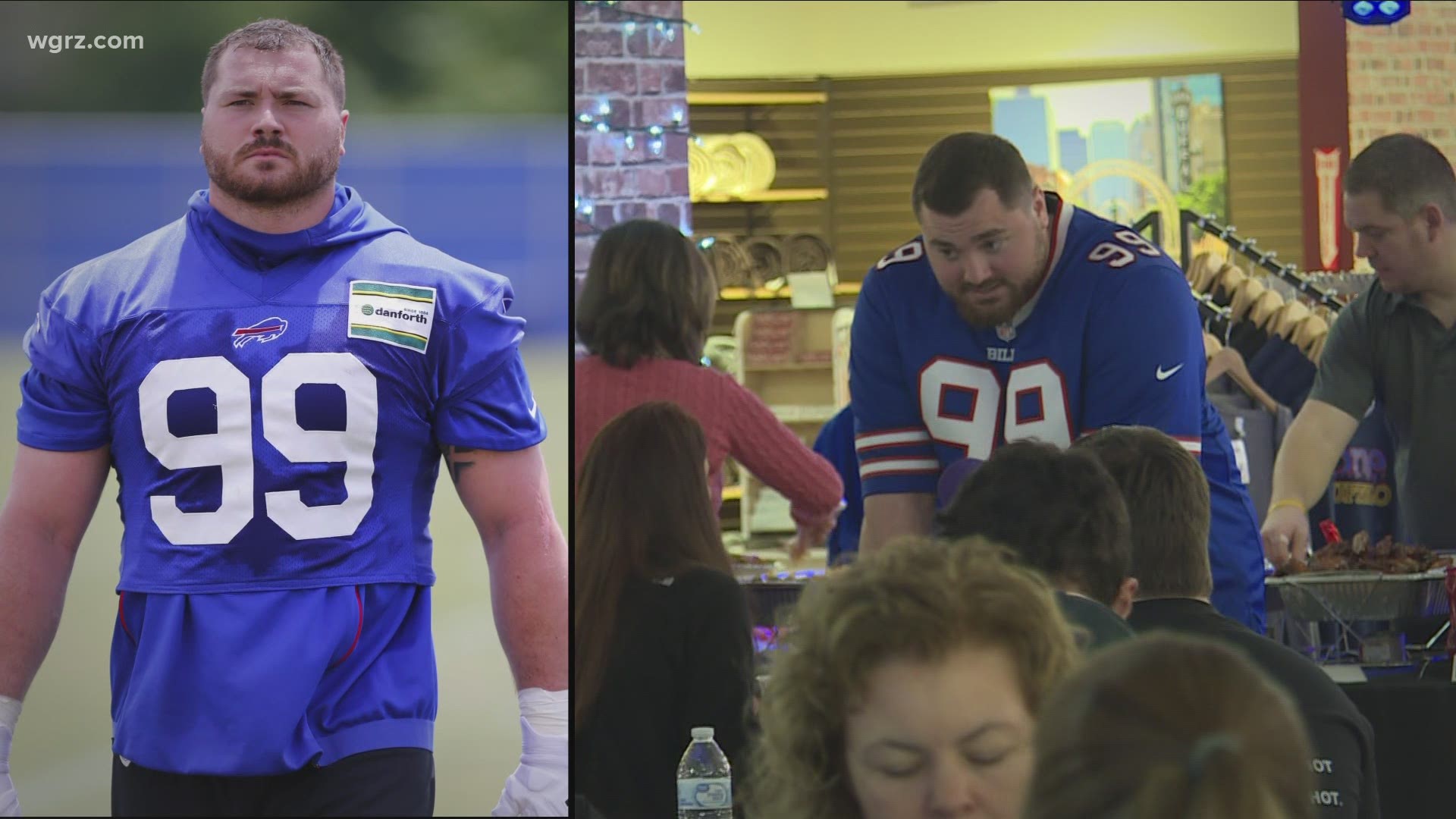 Buffalo Bills defensive tackle Harrison Phillips is getting recognized for giving back to our Western New York community.