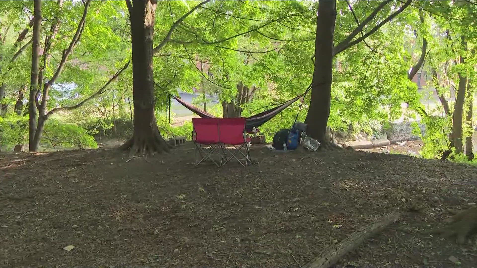 A state of emergency remains in Jamestown, NY with 300 people living in tents