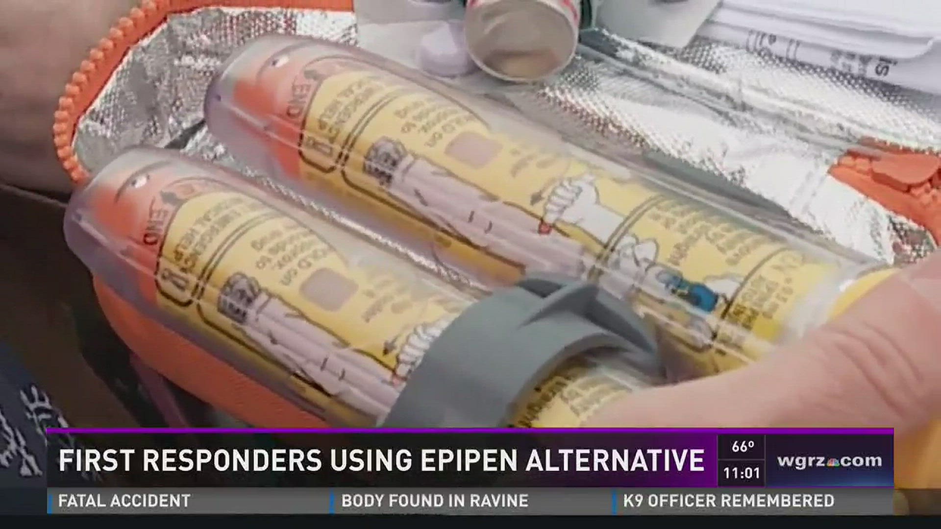 First responders using EpiPen alternative