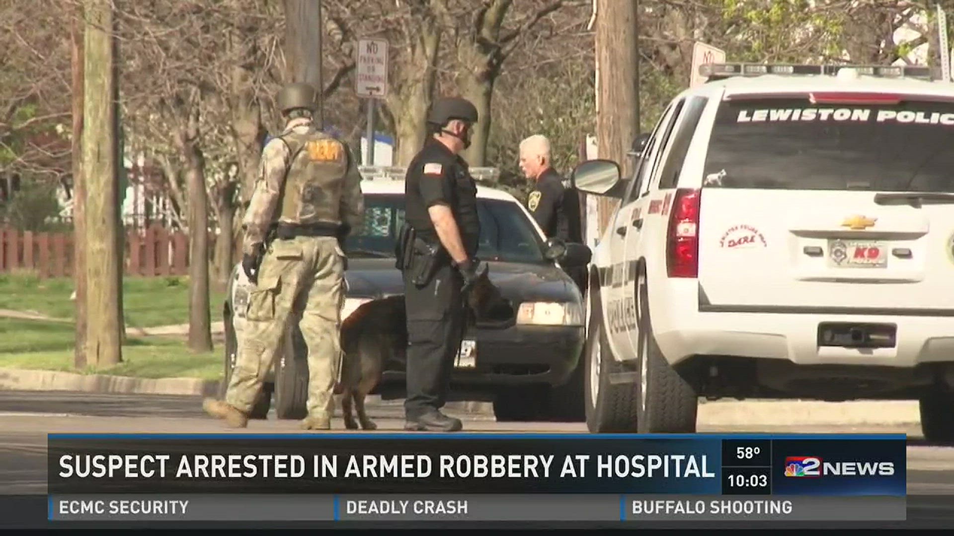 Armed robbery at Lockport hospital