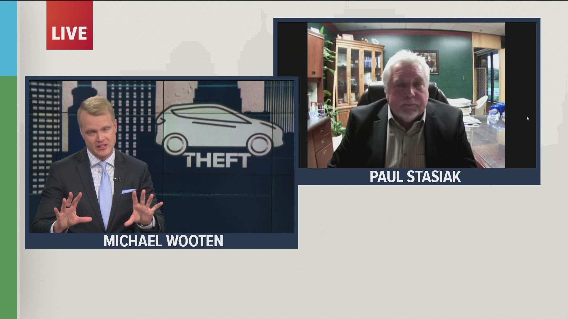 Paul Stasiak, President of the Niagara Frontier Auto Dealership Association to discuss- a spike in thieves stealing catalytic converters off of cars...