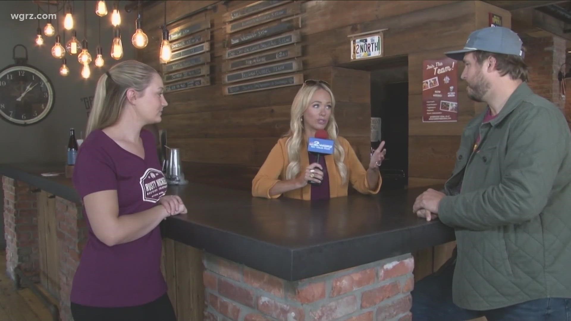 We came down to East Aurora to hang out with some of our pals at 42 North to talk about Western New York Craft Brewery Week.