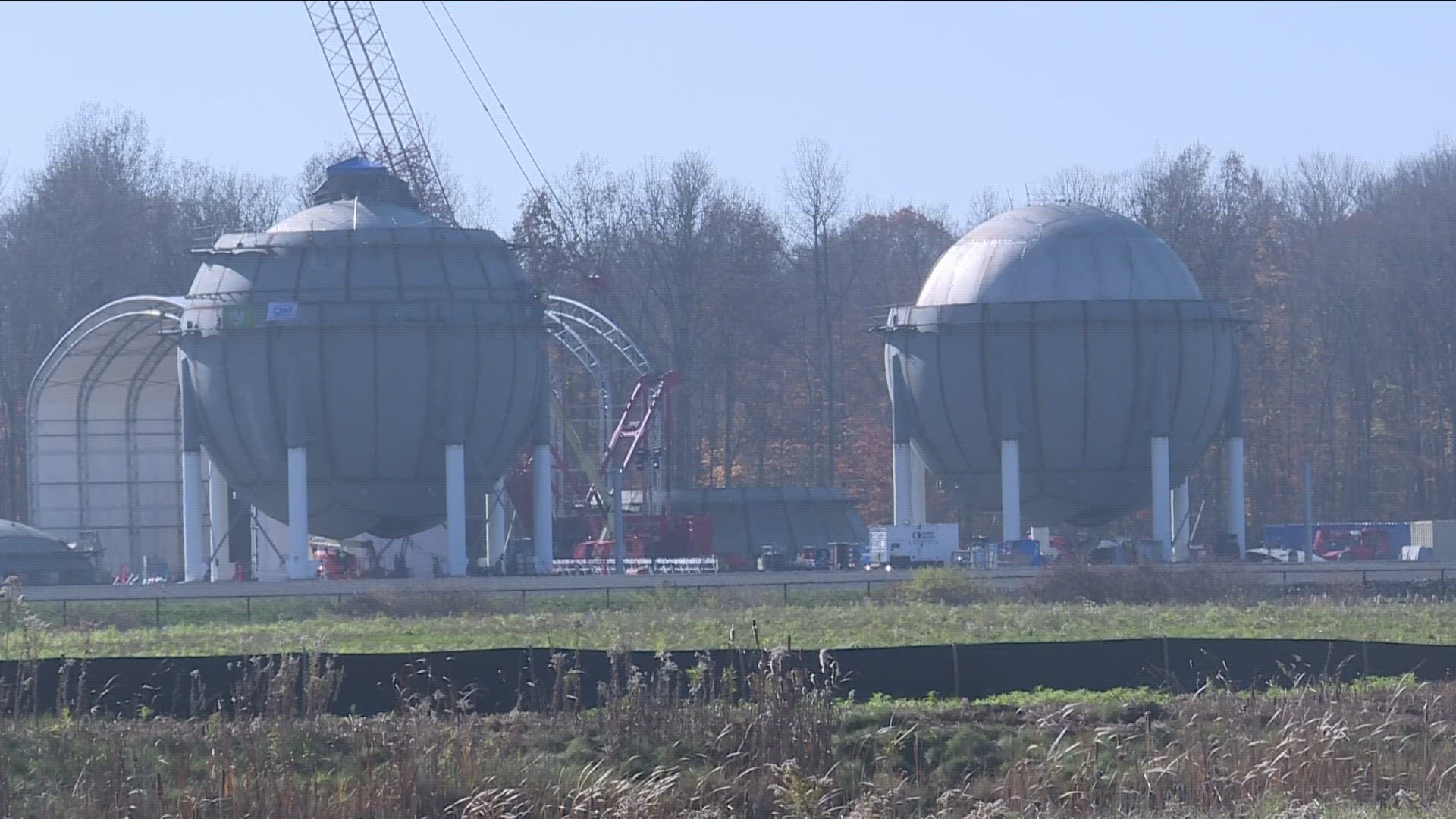 Orleans County is suing the Genesee County Economic Development Center in an effort to stop the construction of a sewage transmission pipeline.