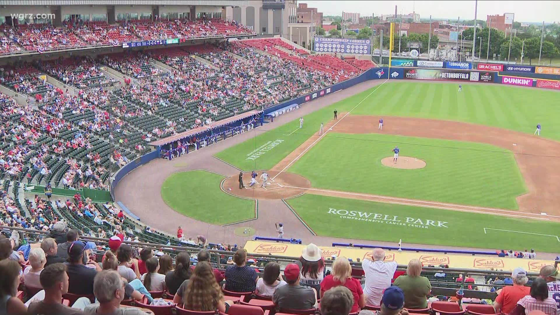 For world War 2 veteran Roy Kinyon, it was one holiday he will not soon forget, thanks to the Buffalo Bisons.