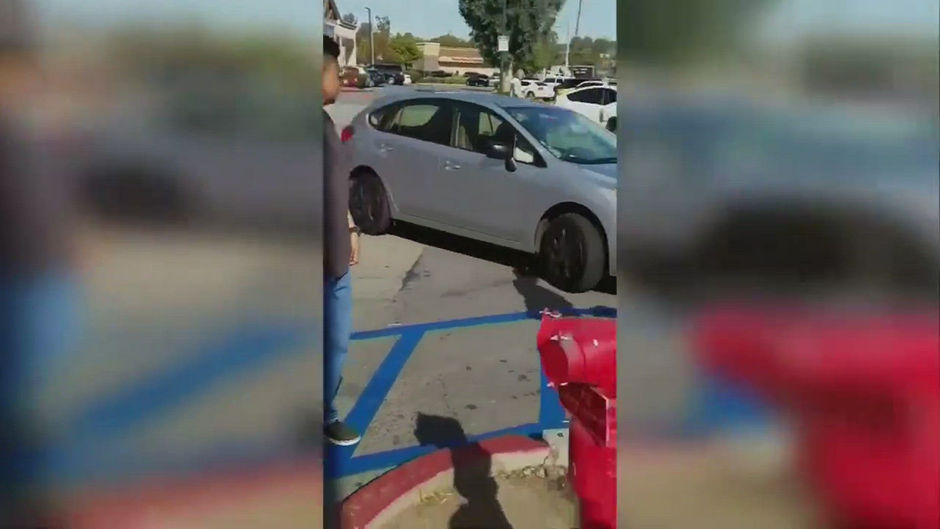 VIDEO via KNBC Domestic incident leads to road rage: