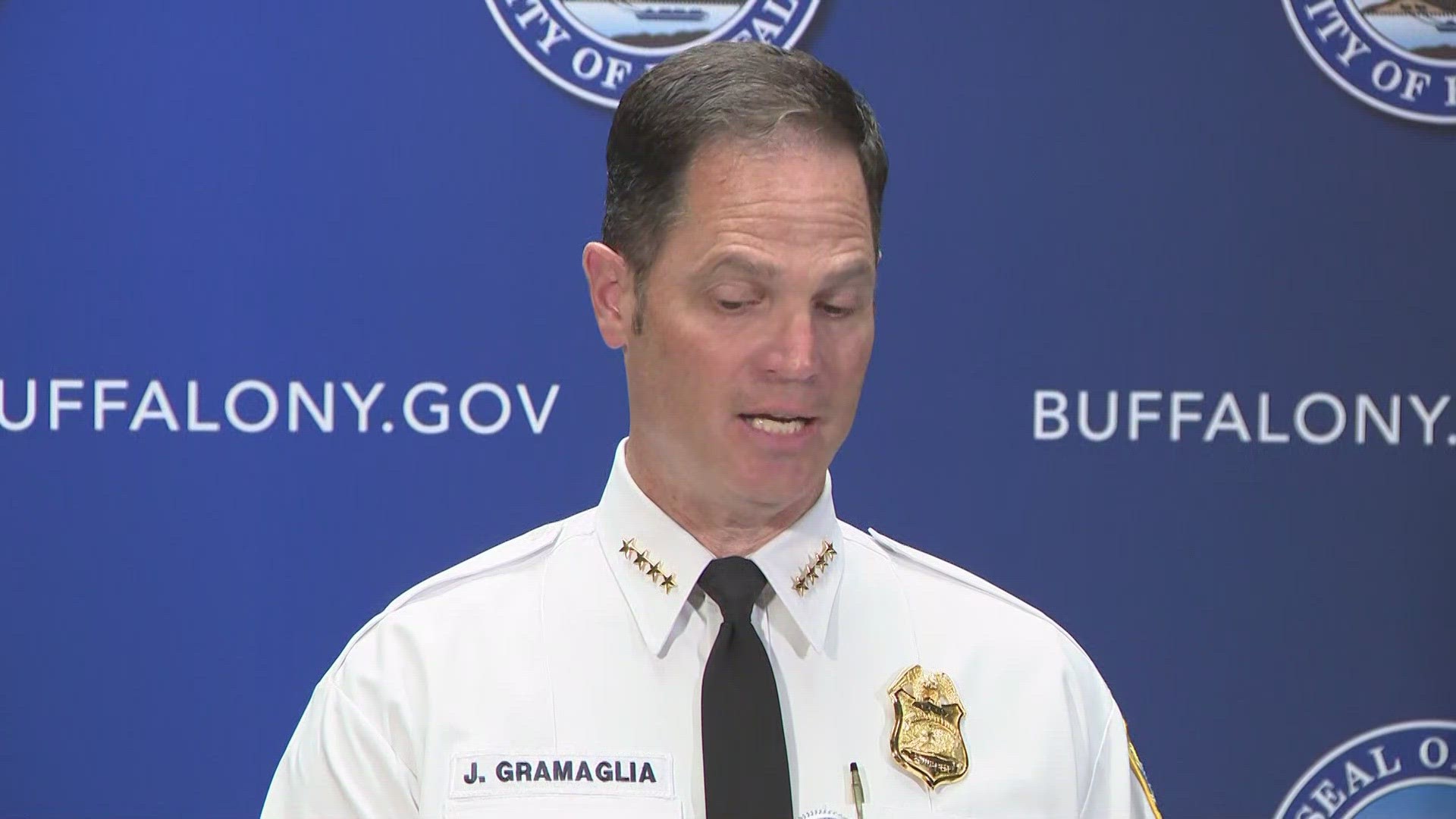 Buffalo Police Commissioner Joseph Gramaglia provides update on missing children and explains why no AMBER Alert has been issued.