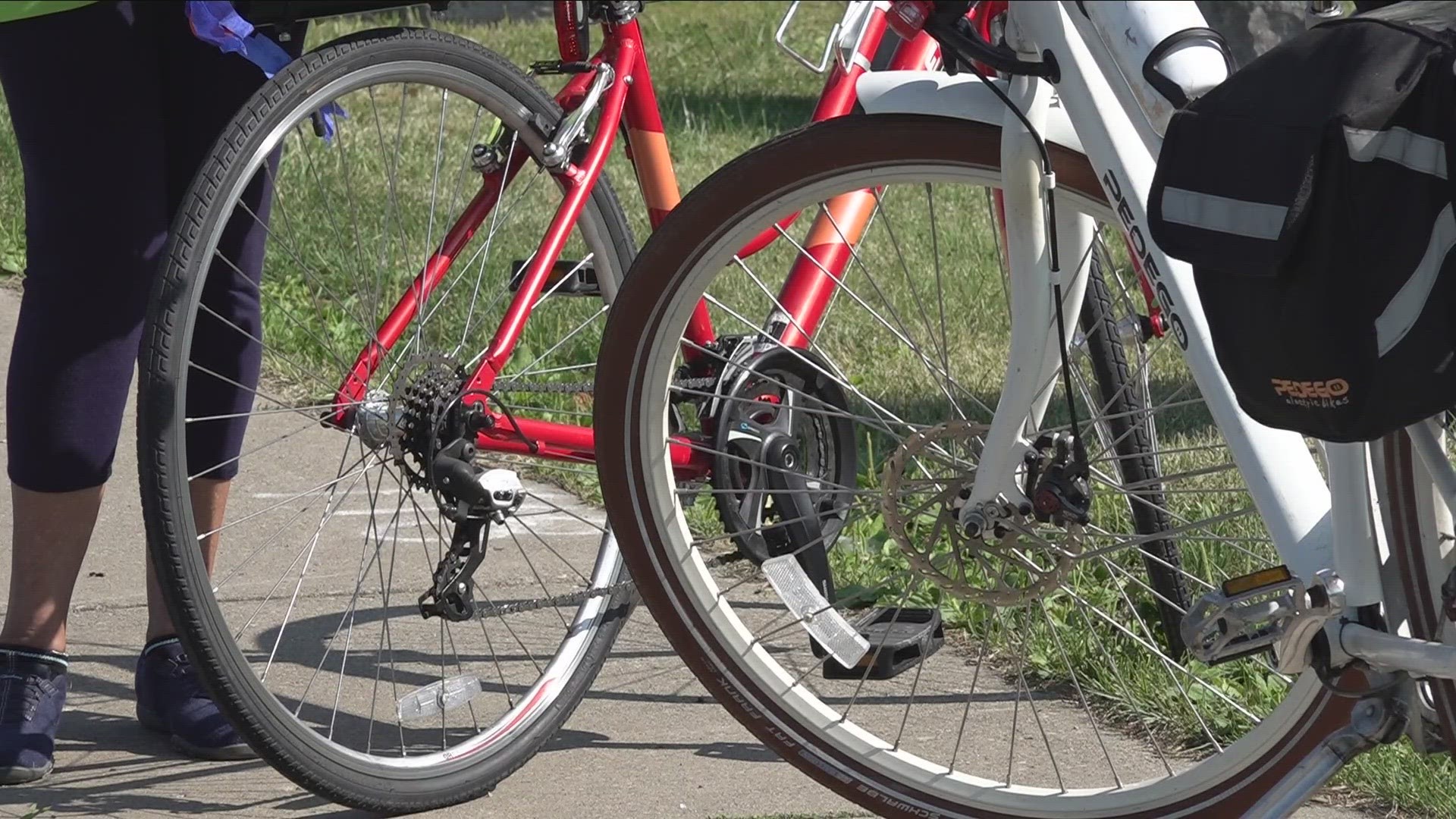 The ride was part of an effort to make roads safer for not just cyclists, but also pedestrians as summer accidents have become more common.