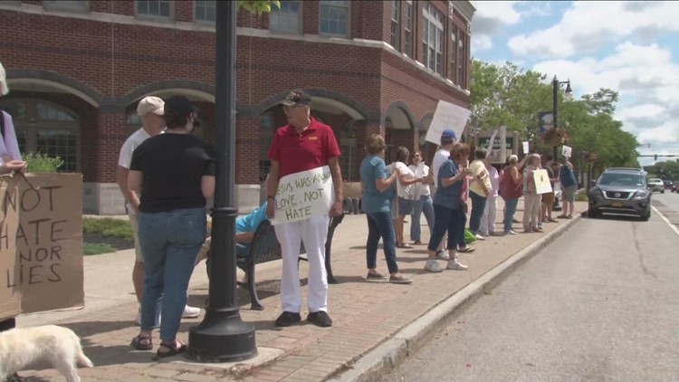 Protesters oppose ReAwaken America Tour coming to Batavia next month