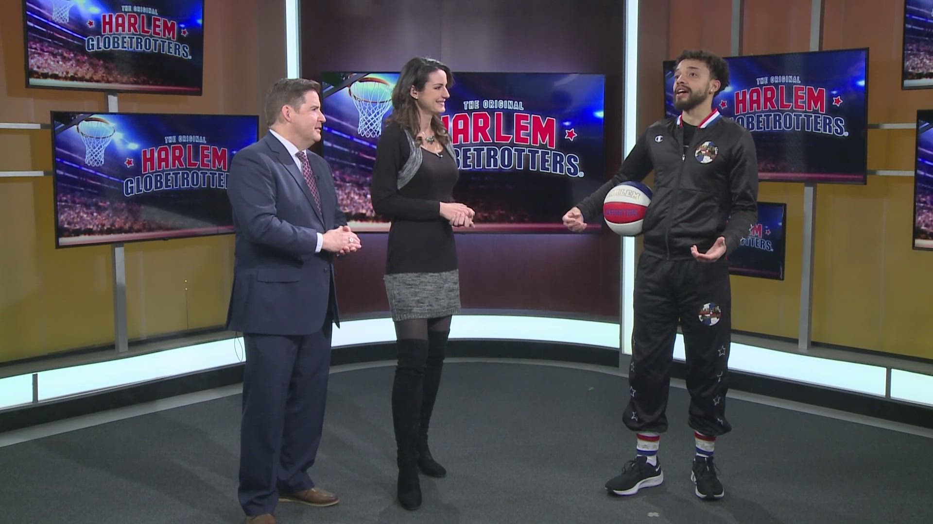 Hops Pearce was in Buffalo to promote the Harlem Globetrotters coming to Buffalo again.