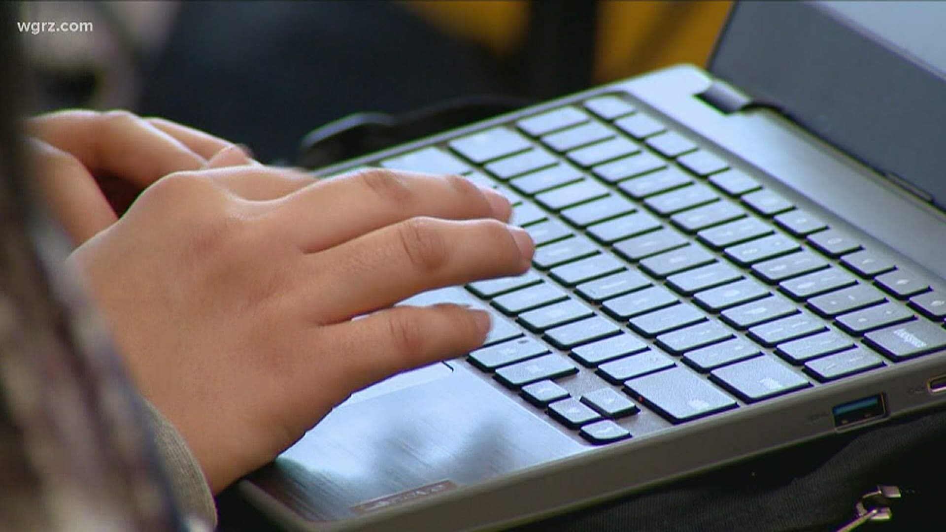 Even though school buildings are closed, local teachers are still hard at work.