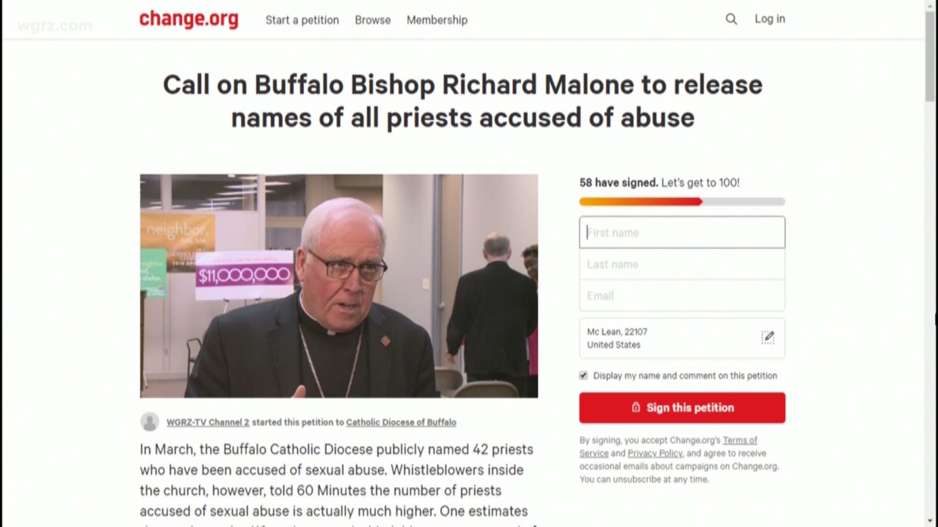 Petition Requests Release Of Full Priest List