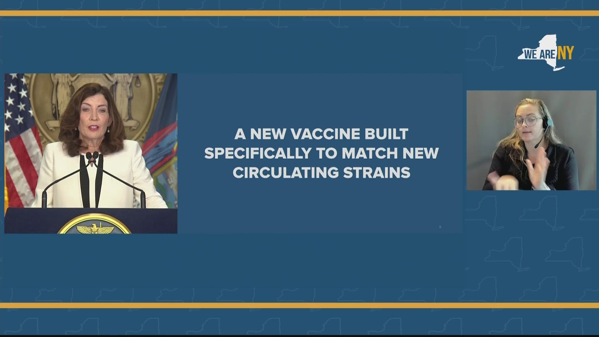 Gov. Kathy Hochul announced Wednesday that vaccines will be heading to New York to help fight against the new COVID-19 strain.