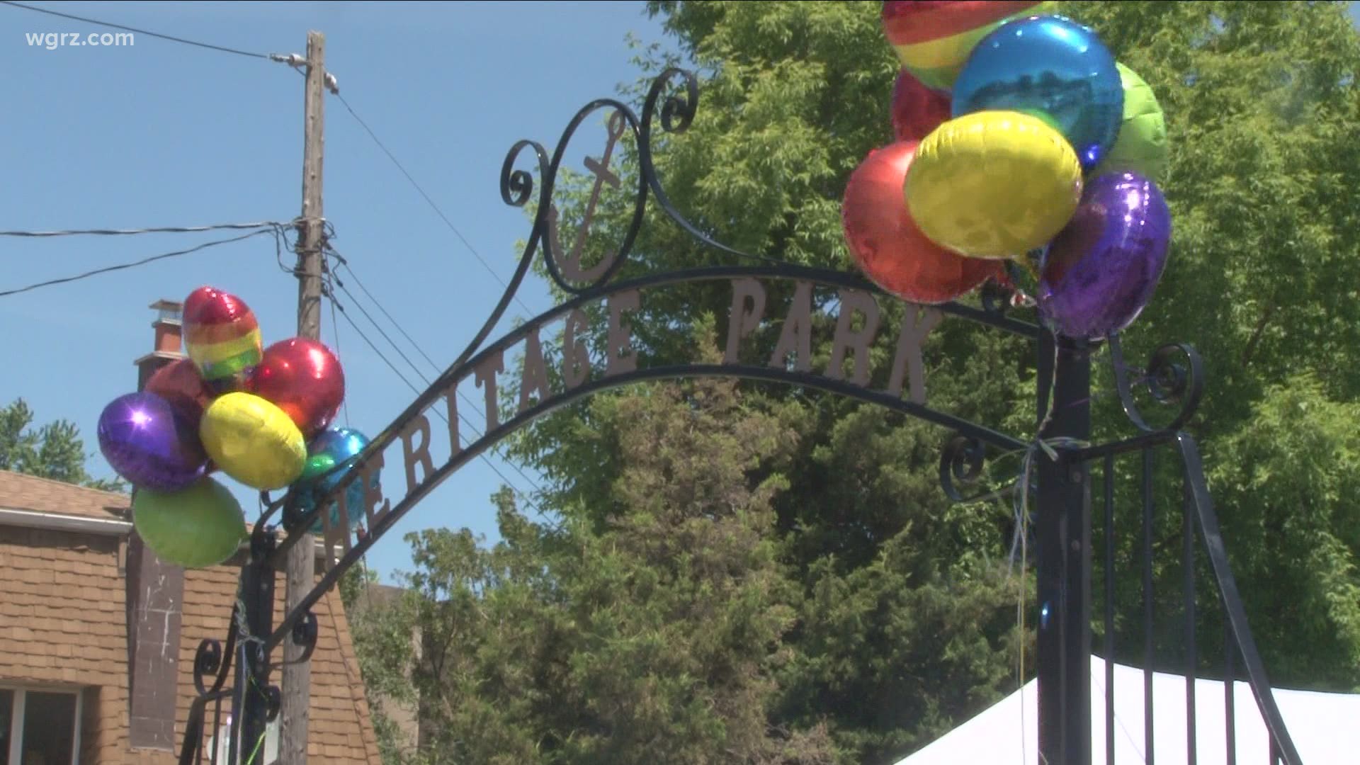 Pride month continues and today the Oliver Street Merchants Association hosted a "Shop with Pride" event at Heritage Park up in North Tonawanda.
