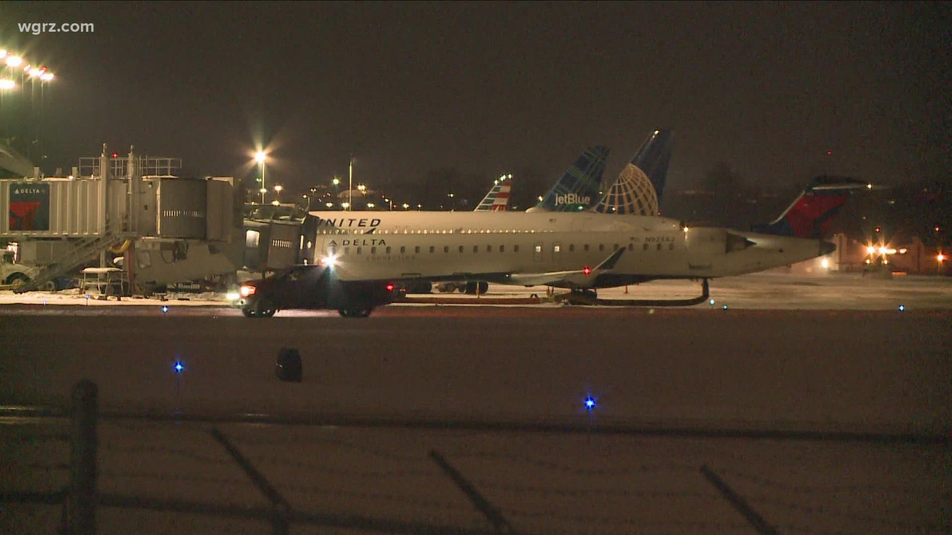 A plane was circling above the Buffalo Niagara International Airport has landed safely after some kind of issue.