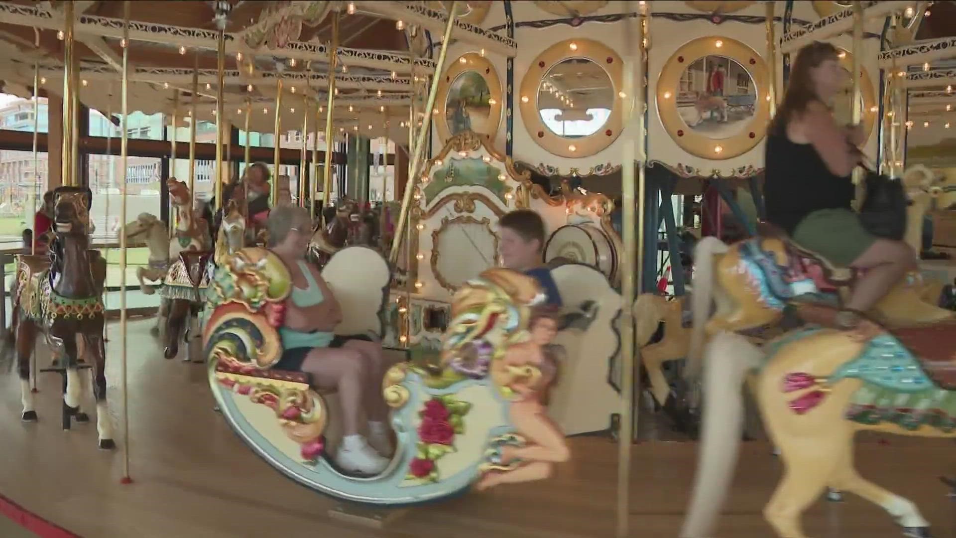 The Buffalo Heritage Carousel is coming out of winter hibernation and is set to re-open on Saturday, Feb. 18.
