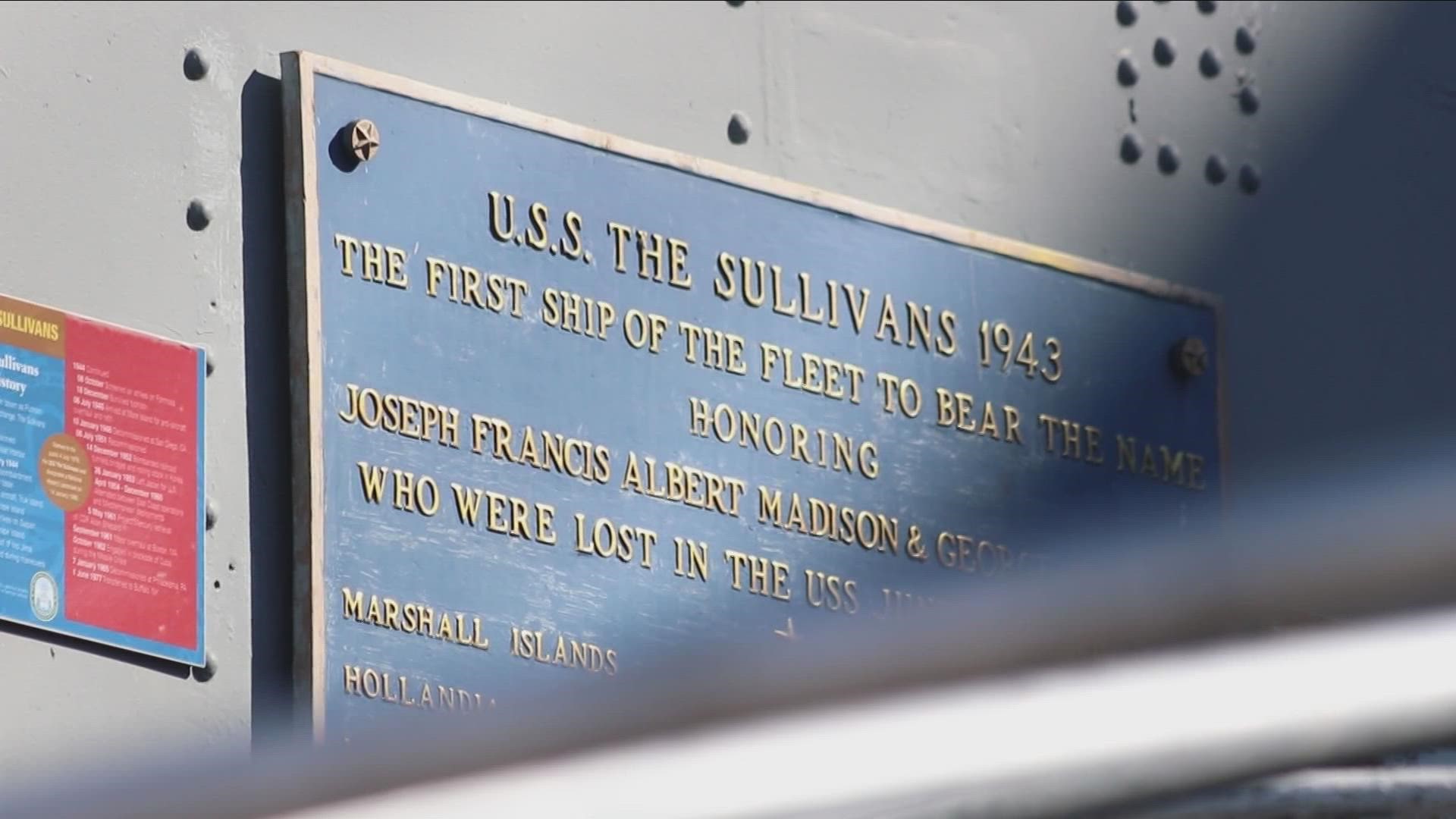 For the first time since USS The Sullivans took on water back in April, visitors are able to board the ship for a tour starting Saturday.