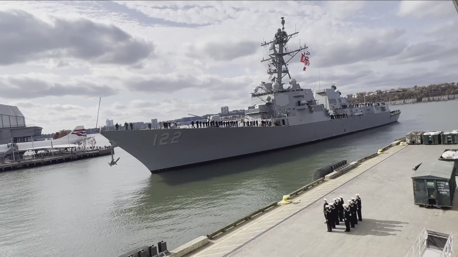 The new Navy destroyer bears the name of a Buffalo native and marine who served in World War II.