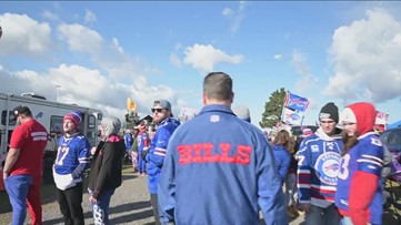 Buffalo fans create the Bills Wagon to facilitate tailgate fun