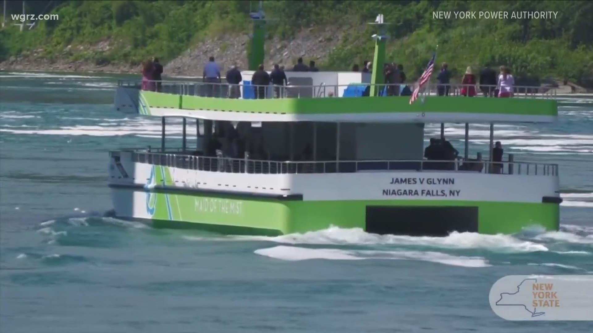 Maid of the Mist opens for the season today with two new electric boats.