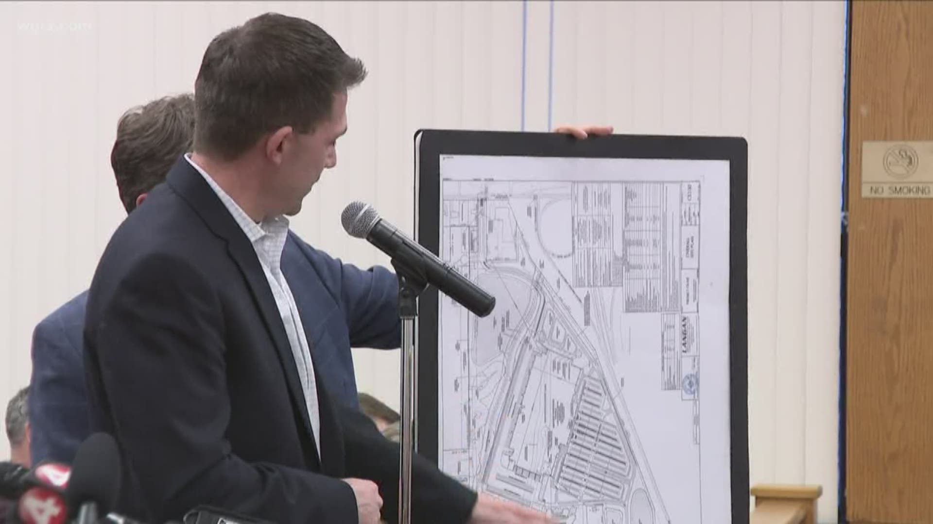 The building is supposed to be five stories and will take up 3.8 million square feet. Several Grand Island residents expressed concerns over the traffic problems.