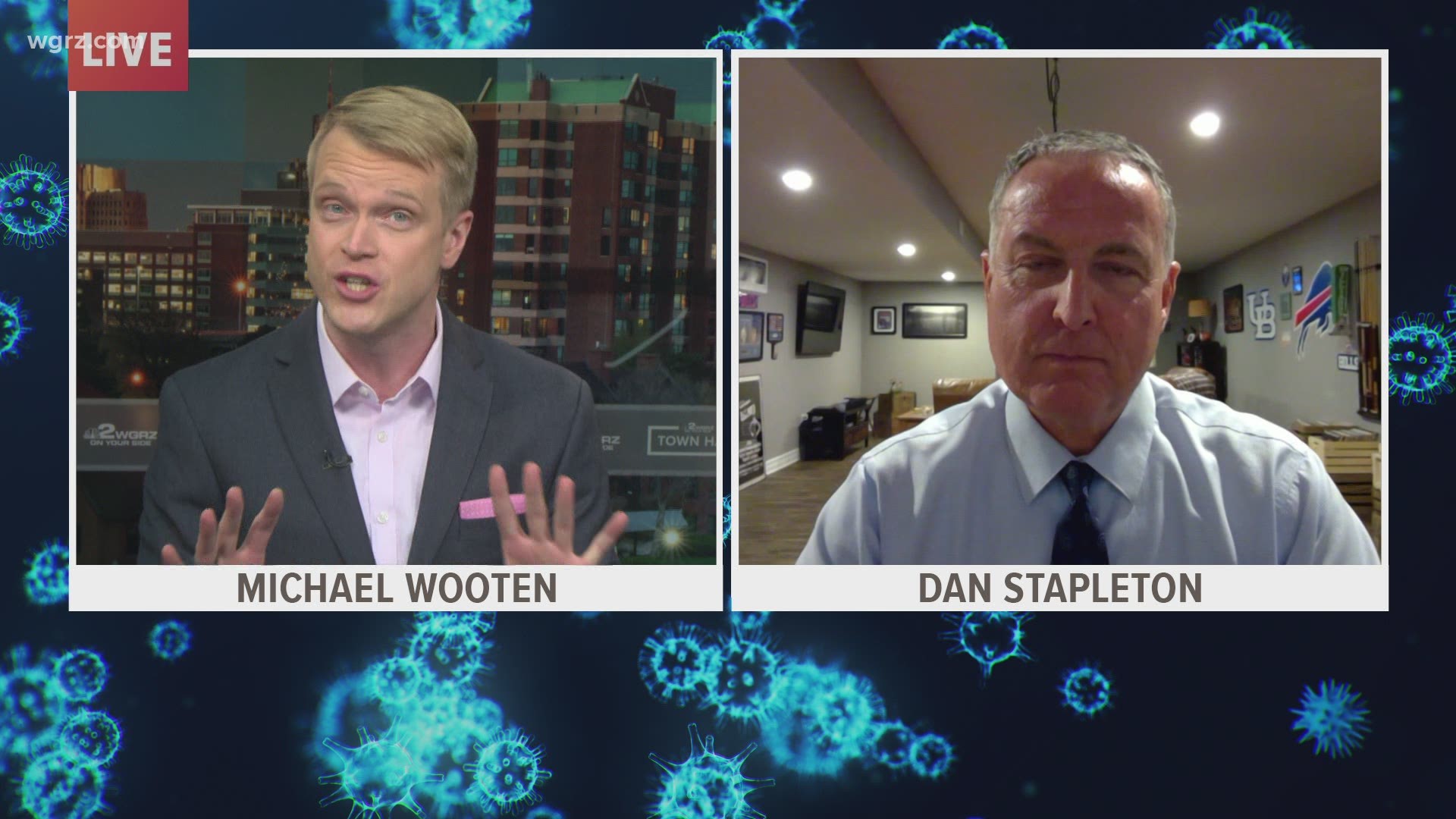 Dan Stapleton, public health director in Niagara County joins the town hall to discuss how vaccination effort is going in his county.