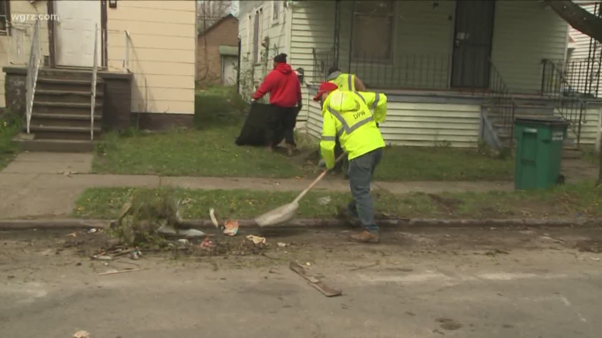 The city is partnering with various groups to address blight and quality of life issues.