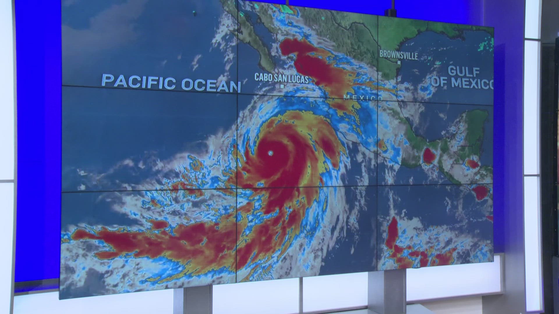 Hurricane Hillary marked a category 4 headed towards California