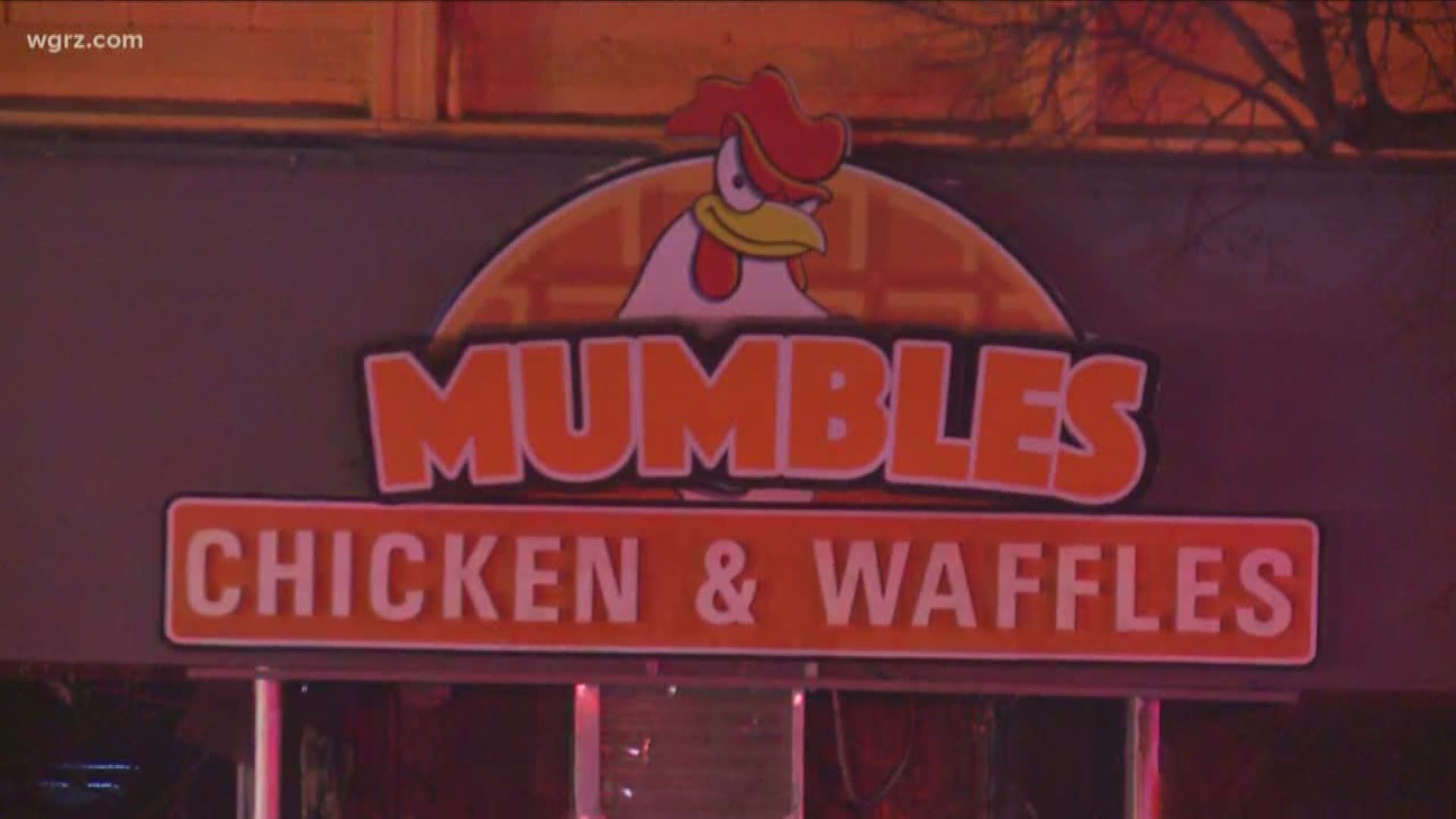 quarter million dollars in damage to "Mumbles Chicken and Waffles"... which is on Main street near U-B South.