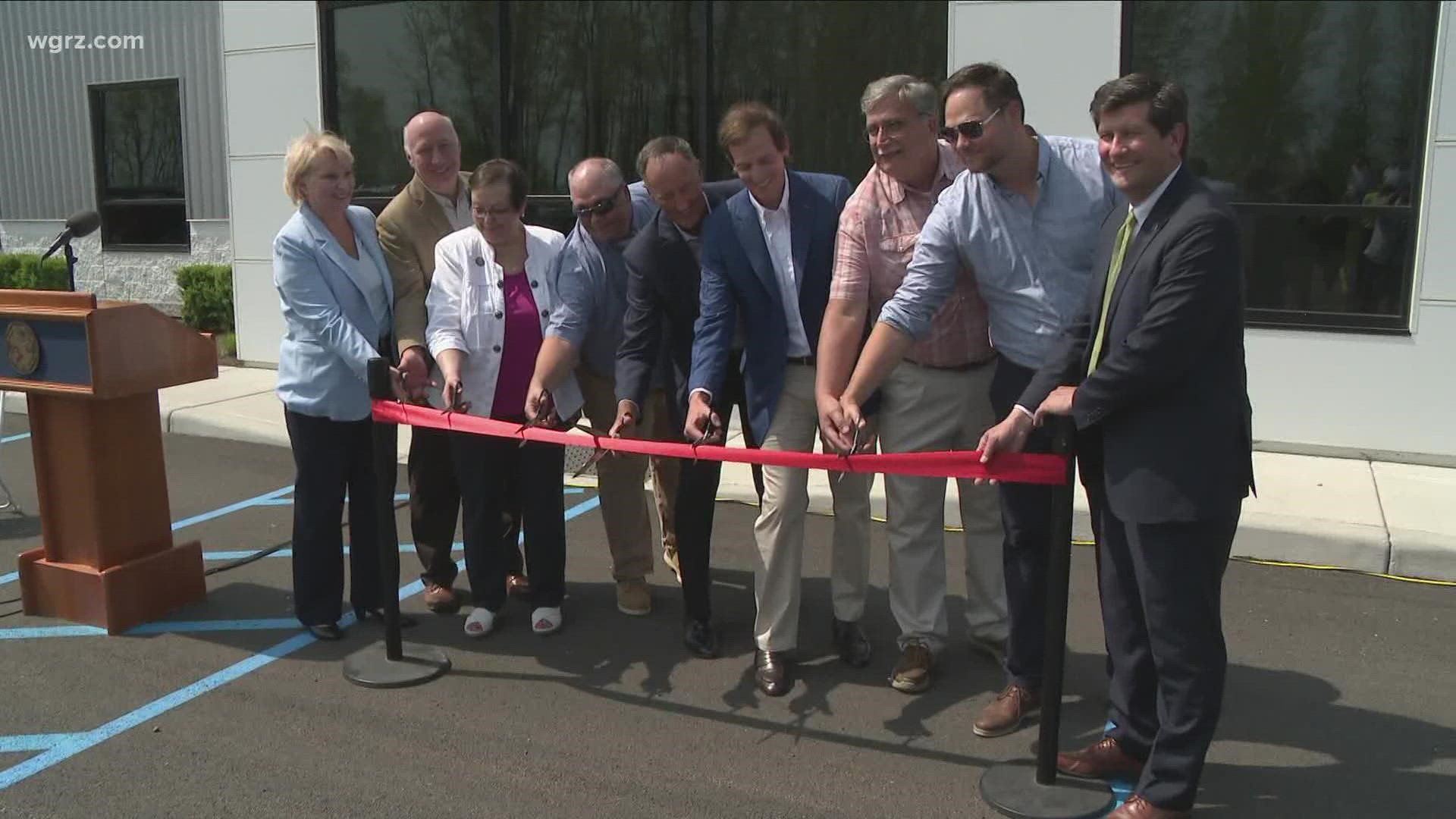 For years the site of the former Bethlehem Steel plant was an eyesore along route 5, but today there was an official ribbon cutting for a new business.