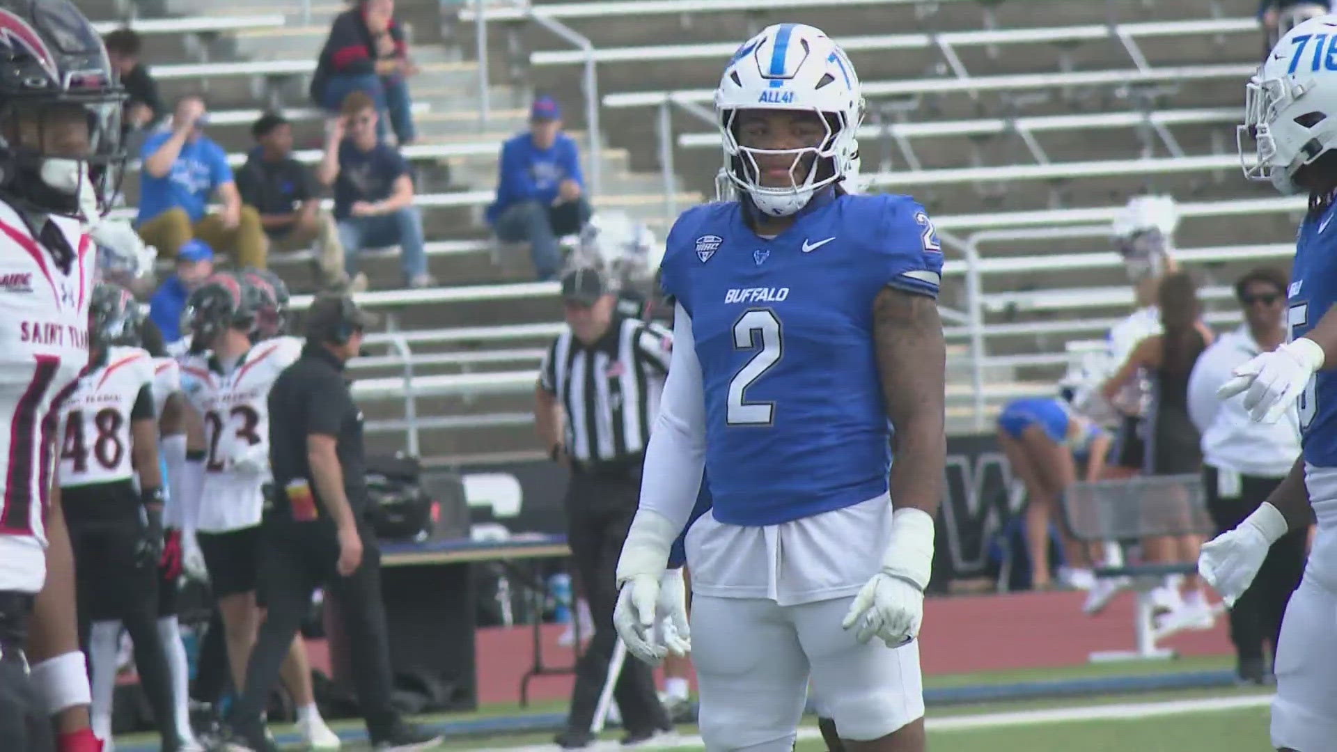 Red Murdock Nfl UB linebacker Red Murdock earns Mr. Irrelevant honor in NFL Draft ...