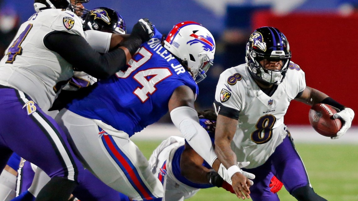 Bills beat Ravens to reach first AFC title game since 1994 as Lamar