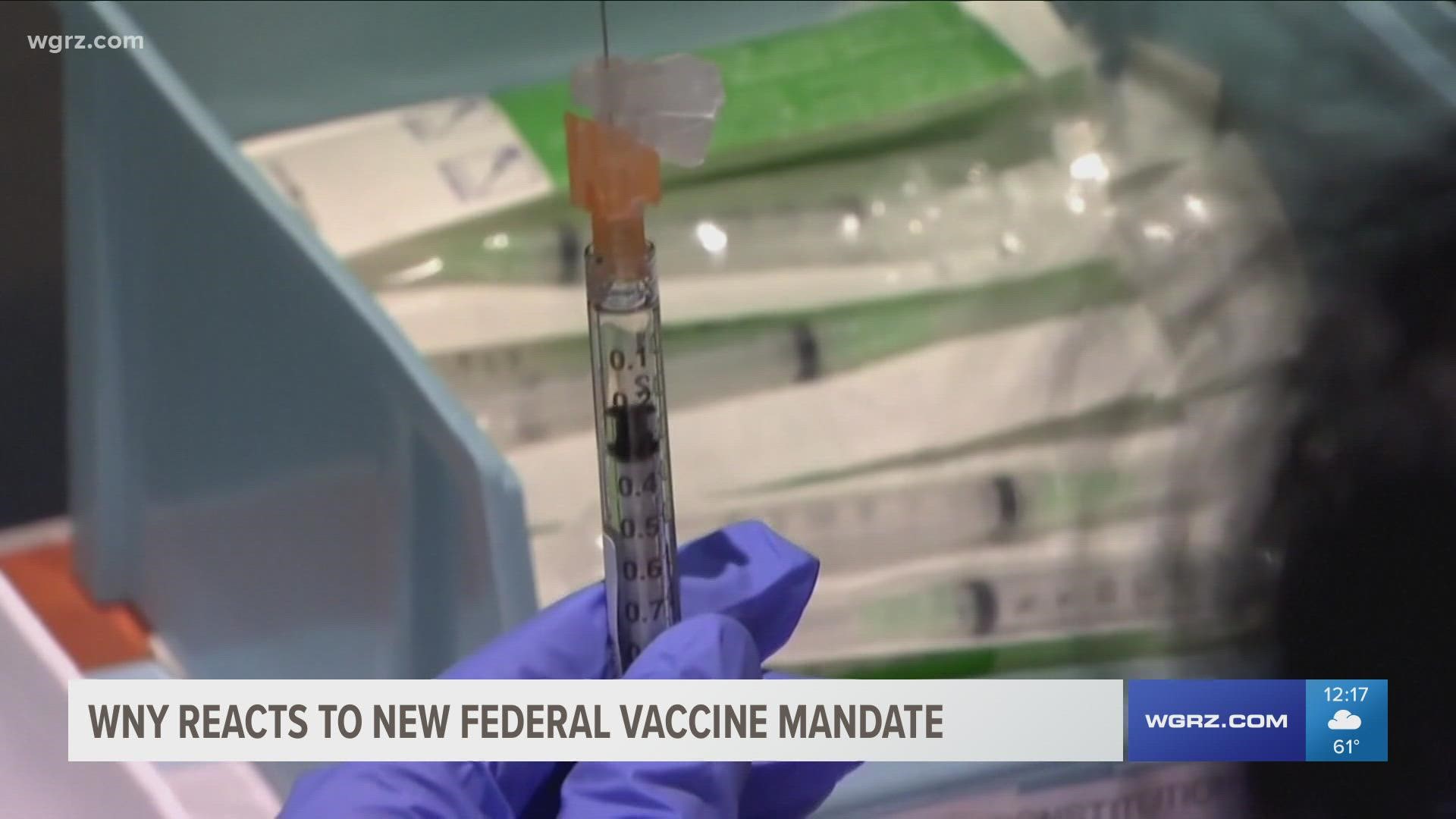 In accordance with the new federal mandate, employers with more than 100 employees will require them to be fully vaccinated.