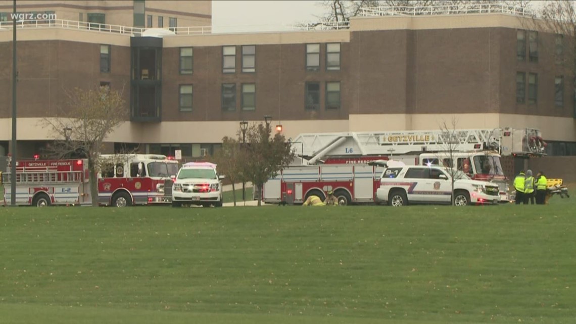 Getzville firefighters respond to dorm room fire at UB North Campus
