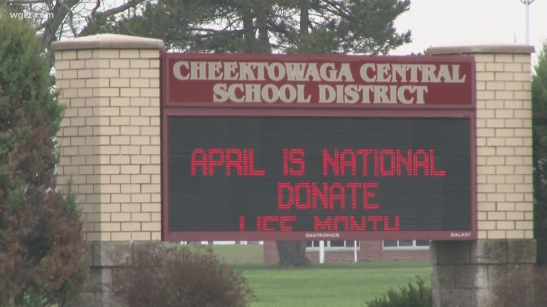WE'RE KEEPING A CLOSE EYE ON THE CHEEKTOWAGA CENTRAL SCHOOL DISTRICT -- WHICH WANTS TO ELIMINATE TWO DOZEN JOBS INCLUDING TEACHERS,