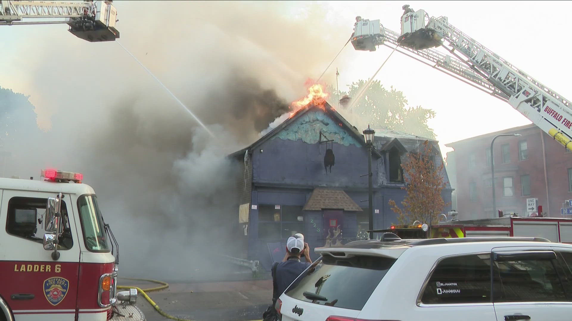 Neighbors in the Allentown neighborhood are shocked and disappointed by Thursday's news that the fire that destroyed The Old Pink bar back in June was arson.