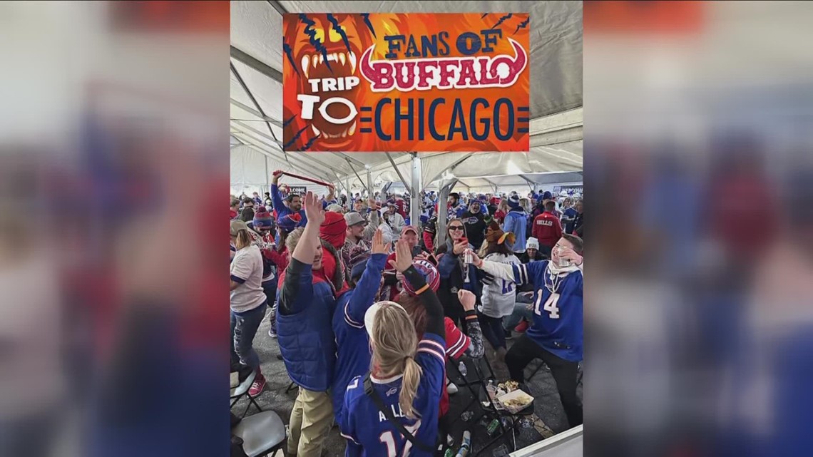 Bills fans head to Chicago for Christmas Eve game 